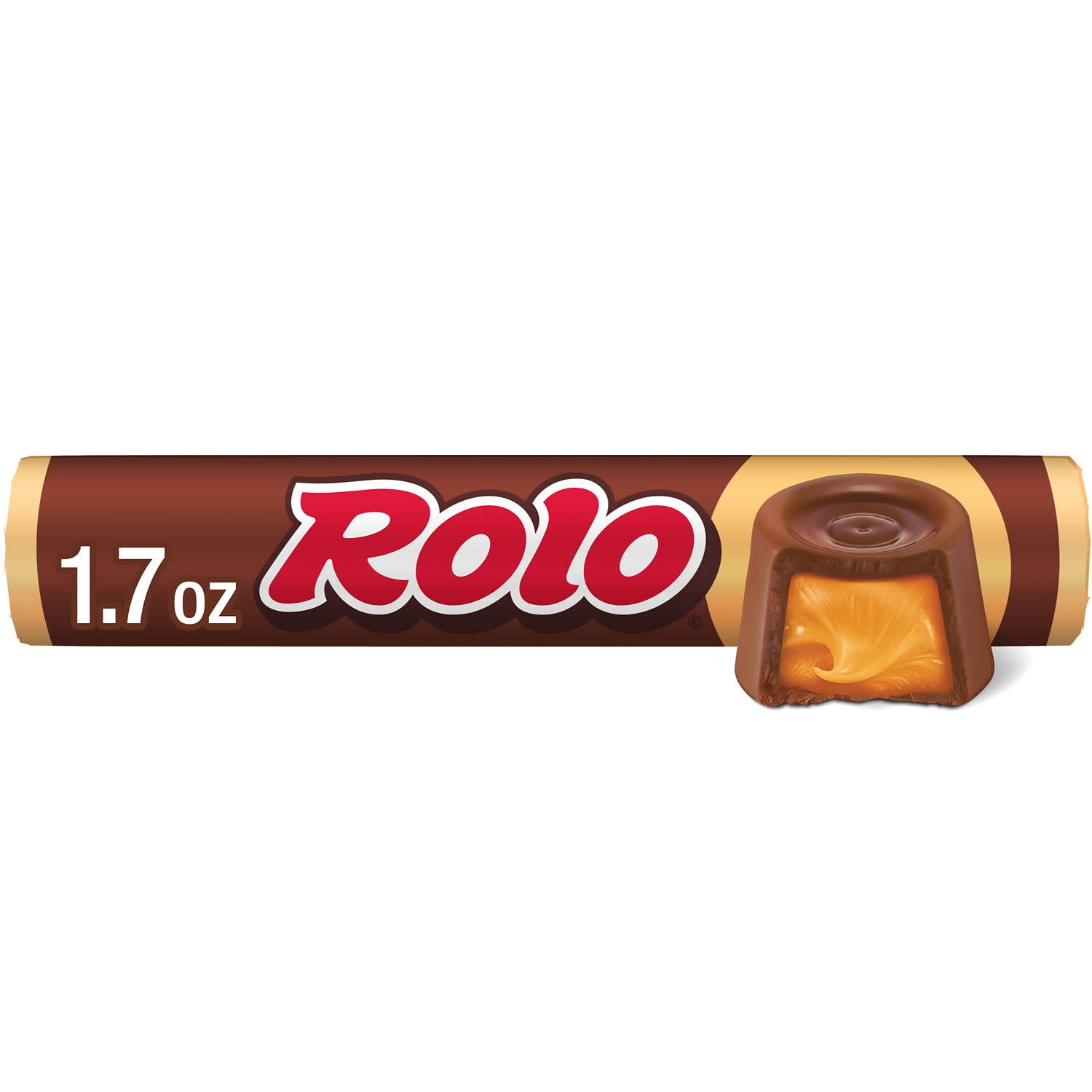 Rolo Rich Chocolate Caramels Candy, Roll 1.7 oz