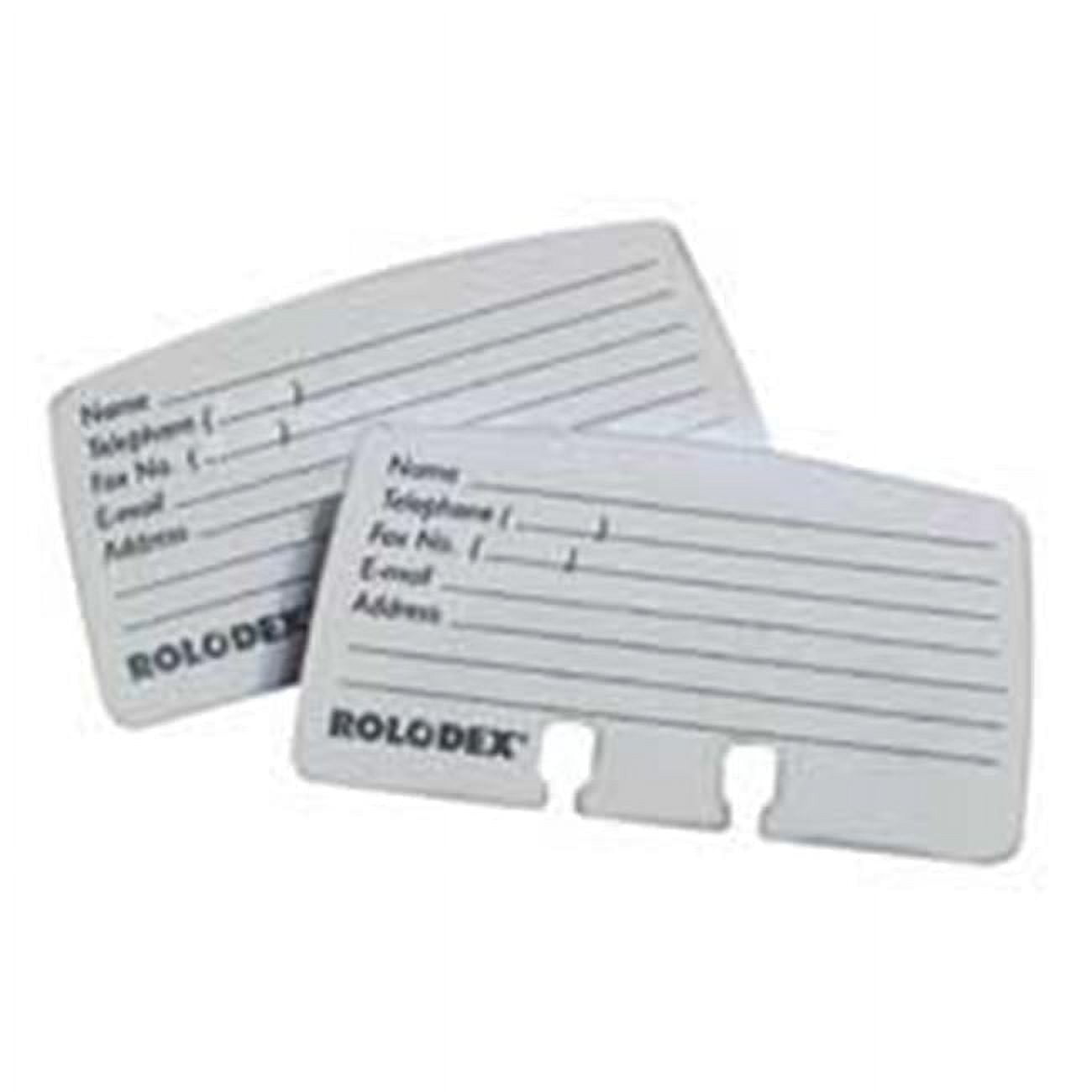 Credit Card Rolodex Rolodex Corporation Card Refills- For Petite Card Files- 2-.25in.x4in ...