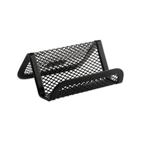 Rolodex Mesh Business Card Holder, Capacity 50 2 1/4 x 4 Cards, Black -ROL22251ELD