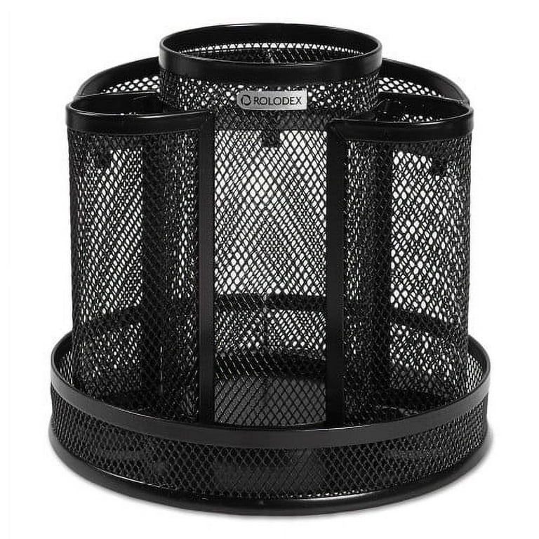 Wire Mesh Spinning Desk Sorter, 8 Compartments, Steel Mesh, 6.5 Wire Mesh Spinning Desk Sorter, 8 Compartments, Steel Mesh, 6.5
