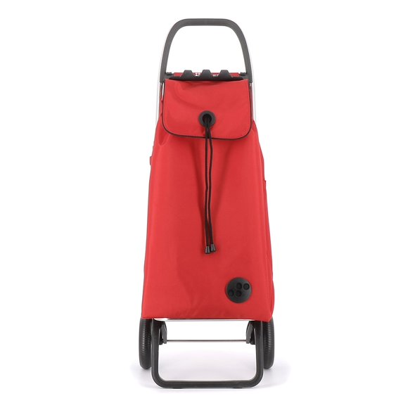 Rolser Shopping Trolley I-Max MF 2 Wheel Foldable 16.14 in. W x 41.14 in. H x 16.54 in. D - Red