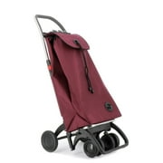 Rolser I-Max MF 4 Wheels 2 Swivelling Foldable Shopping Trolley - 41.34 H x 15.55 W x 12.8 D Bourdeaux
