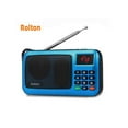 thumbnail image 1 of Rolton W405 Digital Mini Mp3 Music Player Portable Fm Radio Speaker Tf Usb Disk Player With Flashlight, 1 of 9