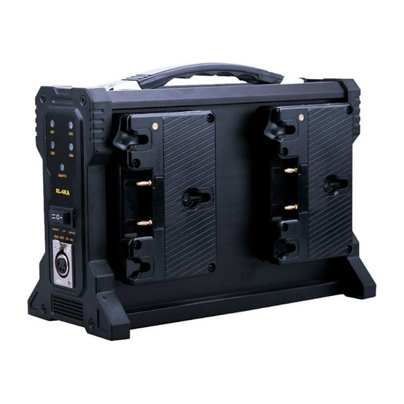 Rolux RL-4KA 4x Battery Chg for G-mount batt