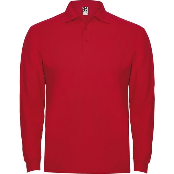Roly Mens Estrella Long-Sleeved Polo Shirt