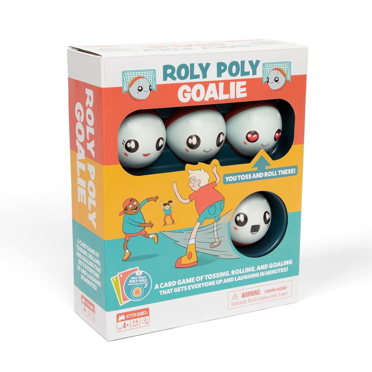 Exploding Kittens, Roly Poly Goalie, 6 squishy bugs, family game