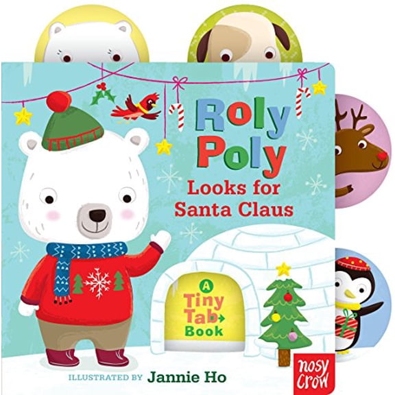 Pre-Owned Roly Poly Looks for Santa Claus: A Tiny Tab Book Paperback