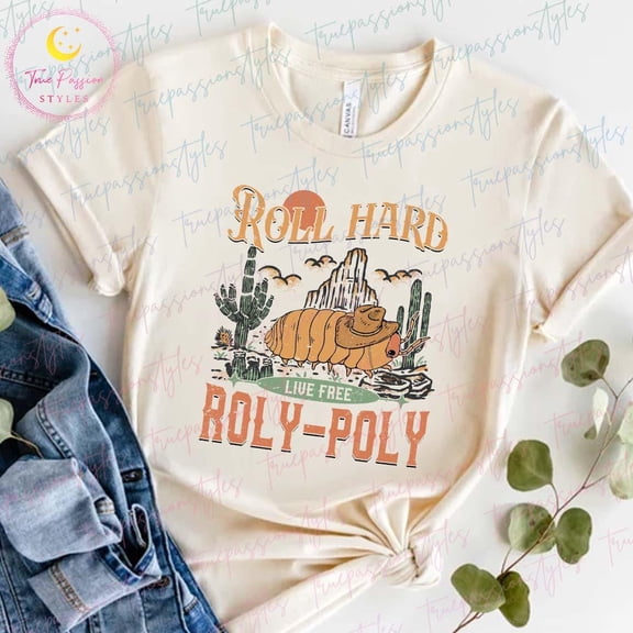 Roly Poly Shirt, Western Rodeo Cowboy Shirt, Country Shirt, Pill Bug Lovers Shirt, Wild West T0200, F2545 Tshirt All Size S-5XL