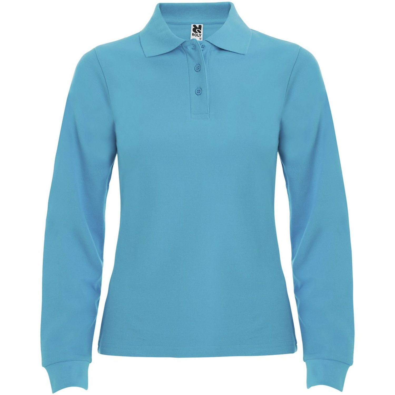 Roly Womens Estrella Long-Sleeved Polo Shirt - Walmart.com