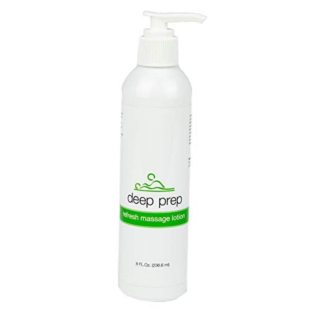 Rolyan Deep Prep Refresh Massage Lotion for Relaxing Full Body Massage