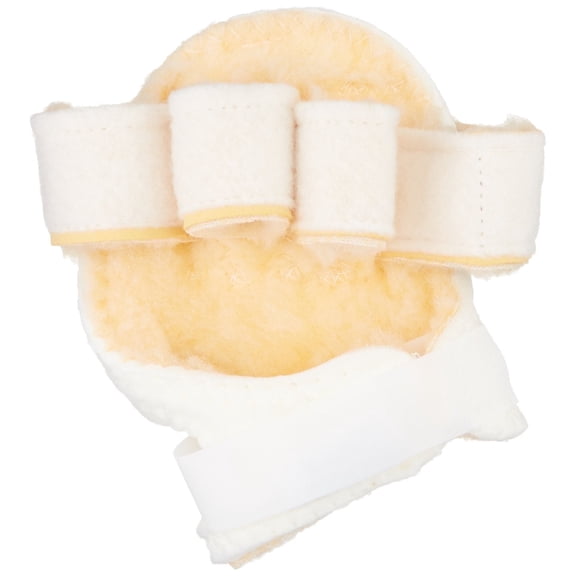 Rolyan Palm Protector with Finger Separators, Right Hand, Sherpa Lining, 1 Pack