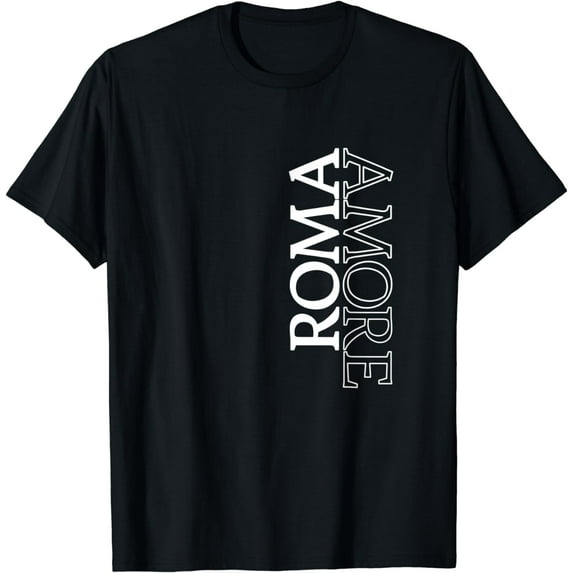 Roma Amore Rome Love Italy Typography Traveler Souvenir Gift T-Shirt