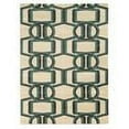 thumbnail image 1 of Roma Bridle Grey Turquoise 8x10 Geometric Pattern Decorative Accent Rug, 1 of 3