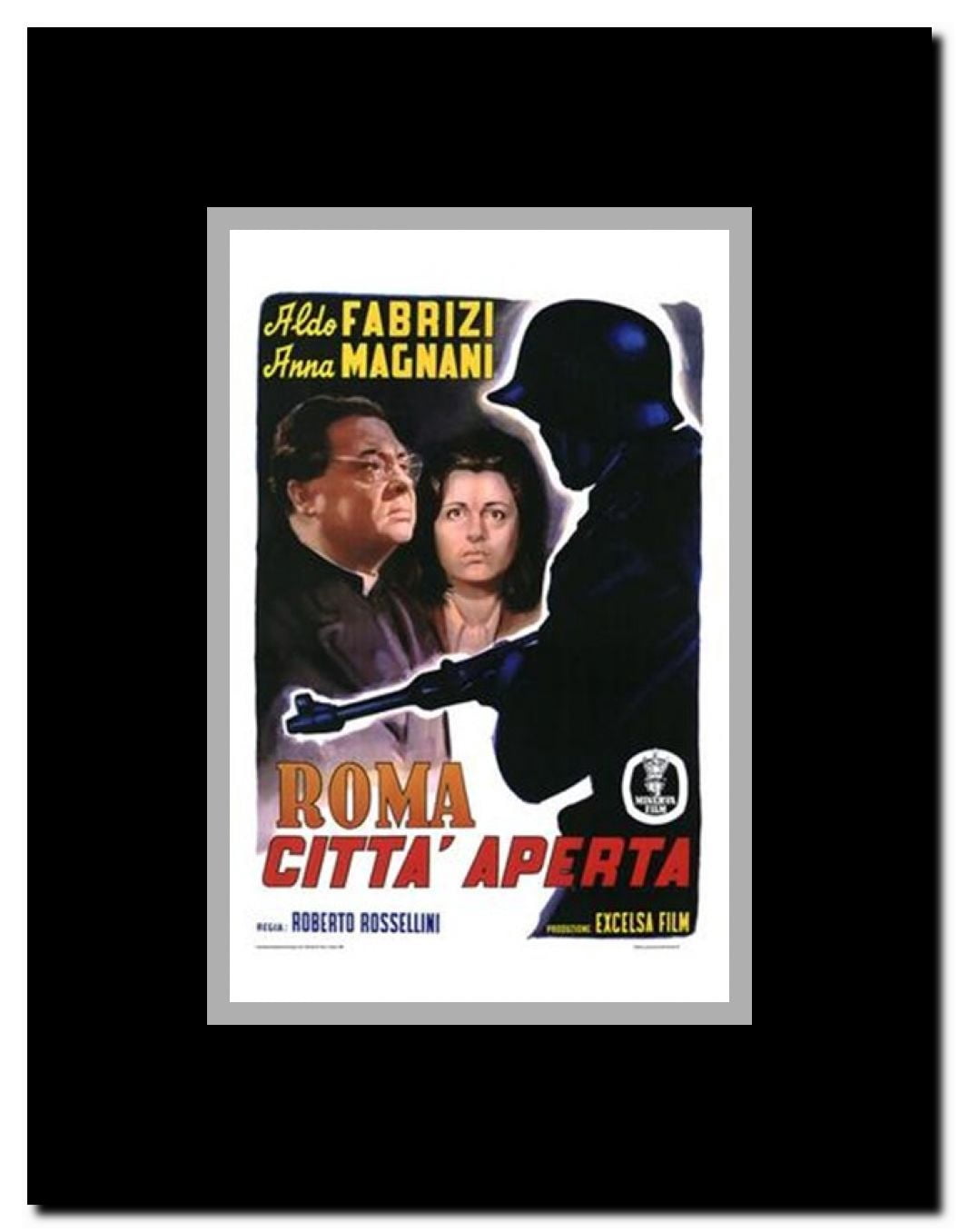 Roma Citt Aperta Framed Movie Poster