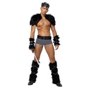 Roma Costume 6169 - 4PC Mens Viking Hunk, Black/Grey, X-Large