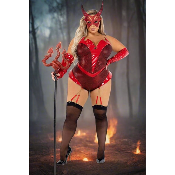 Roma Costume | Devilicious Diva 3pc Devil Cosplay Women's Halloween Costume