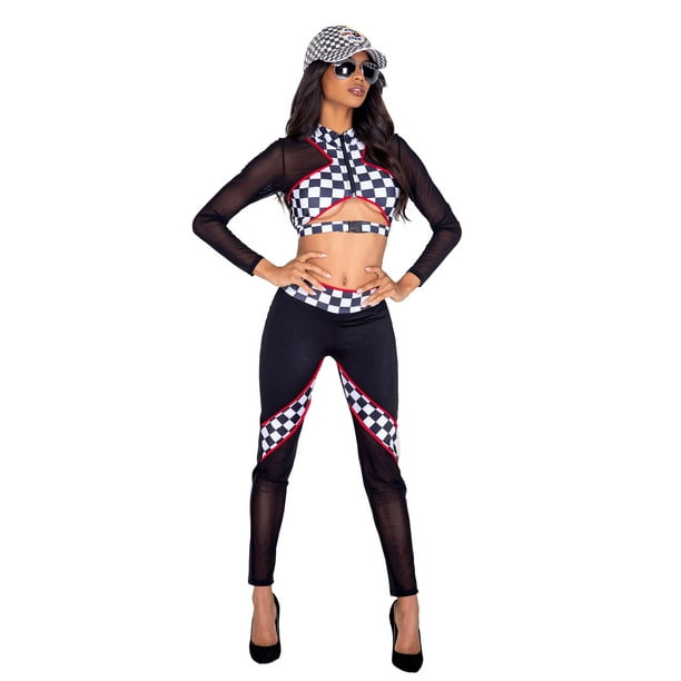 Roma Costume Sexy Race Car Driver Women's 2pc Costume Walmart