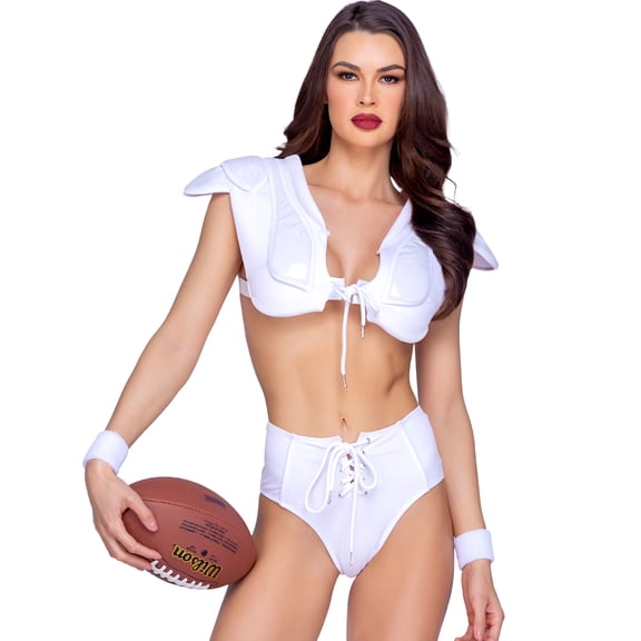 Roma Costume | Varsity Babe Football Player Cosplay Women's Halloween Costume