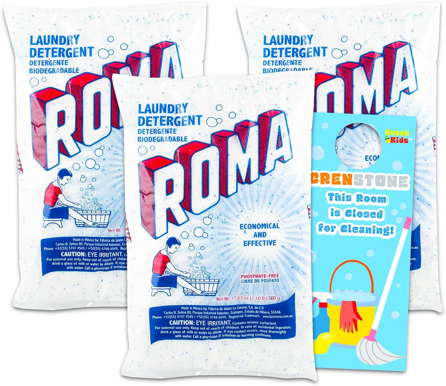 Roma Detergent Powder Bundle 3 Pack Roma Laundry Detergent Powder