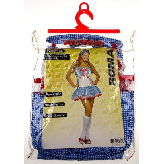 Roma Dorothy Babe Sexy Halloween Costume Wizard of Oz Dress 4052 Small/Medium