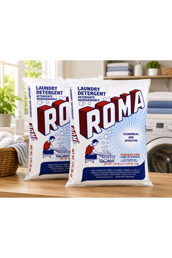 Laundry Detergent Biodegradable Phosphate-Free Powder, 176.36 oz, 2 Pack