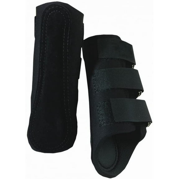 Roma Neoprene Splint Cushion Boots (Full, Black)