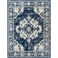 thumbnail image 1 of Roma ROM-2364 5'3" x 7'1" Rug in Navy/Cream/Light Gray/Sky Blue, 1 of 7