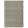 thumbnail image 1 of Linon Roma Tangent Power Loomed Polypropylene 5'x7' Rug in Gray, 1 of 5
