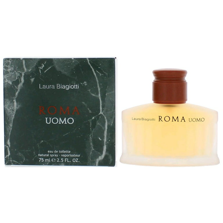 Roma Uomo by Laura for 2.5 Spray De Eau Toilette oz Biagiotti, Men