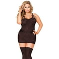 thumbnail image 1 of Roma Womens Plus Size 2pc Dress and Laced Gstring, 1 of 2