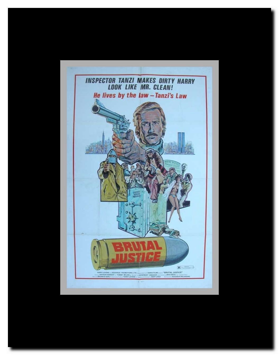 Roma a mano armata Framed Movie Poster