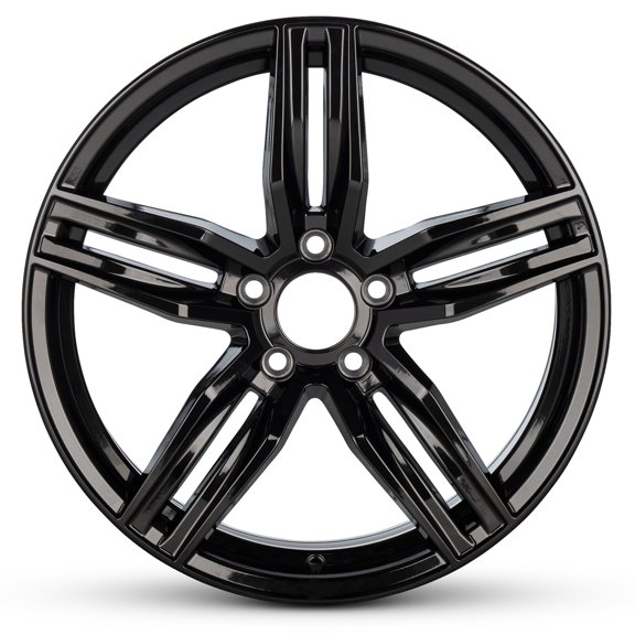 Romac Venom 18 Inch, 5 x 112 Bolt Pattern, 45 mm Offset, 73.1 mm Hub - Gloss Black Alloy Rim
