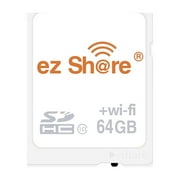 Romacci EZ share SD Card Wireless WiFi Share Card SDHC Flash Card Class 10 64GB Replacement for Canon/Nikon/Sony