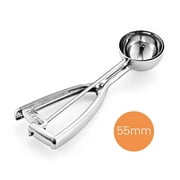 Romacci Stainless Steel Ice Cream Spoon Cookie Dessert Food Scoop Scooper Cream Dipper Melon Baller with Trigger Release