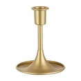 thumbnail image 1 of Romadedi Gold Candlestick Holders Set, Taper Candle Stand for Wedding Reception, Christmas Mantel, Dining Table Centerpiece, Vintage Metal 3 Sizes, Elegant Gift Box, Candlestick*2, Candlestick*2, 1 of 4