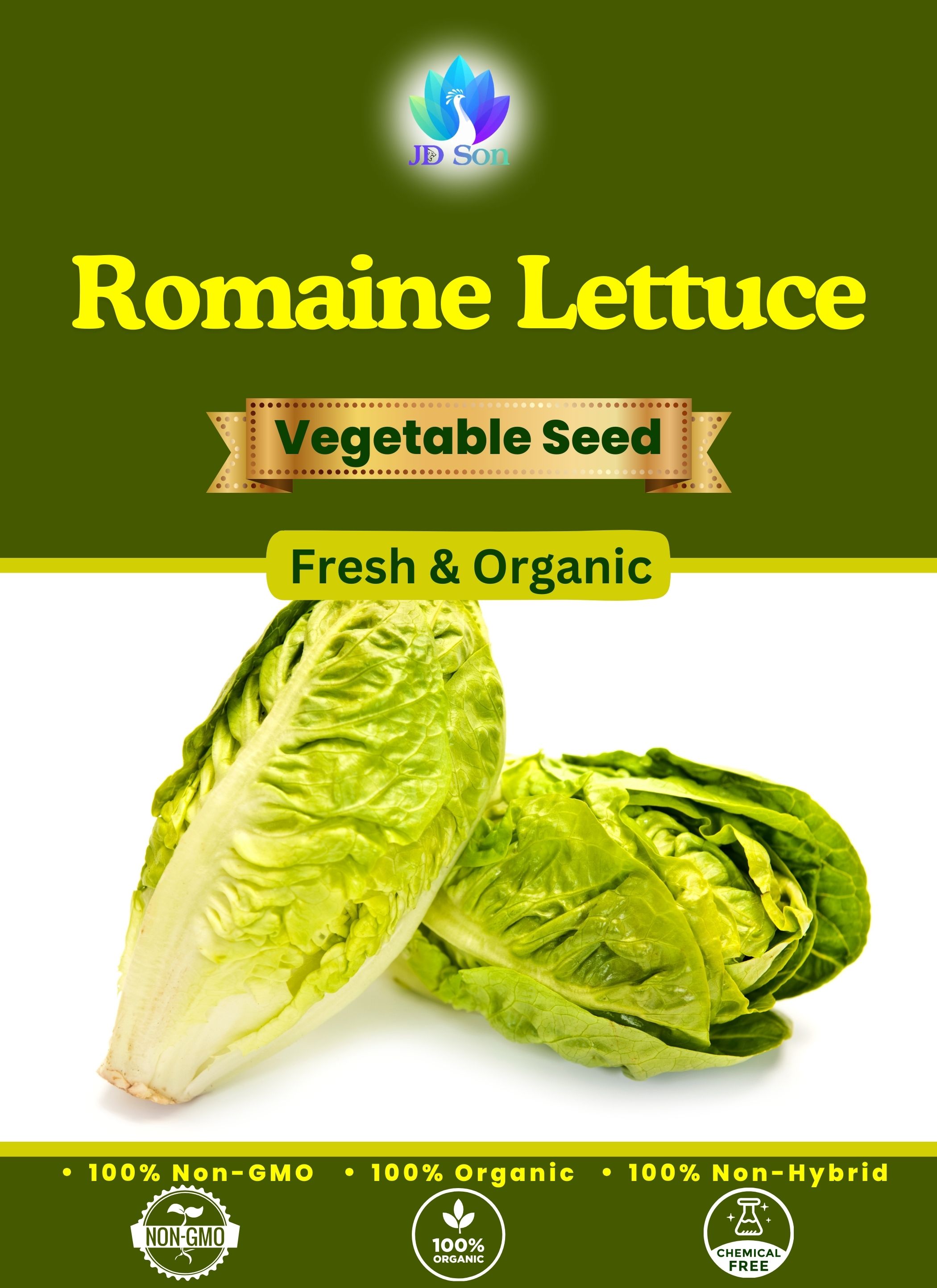 Salad Kit Romaine (USA Grown Paris Island COS Lettuce Seed) - 275 ...