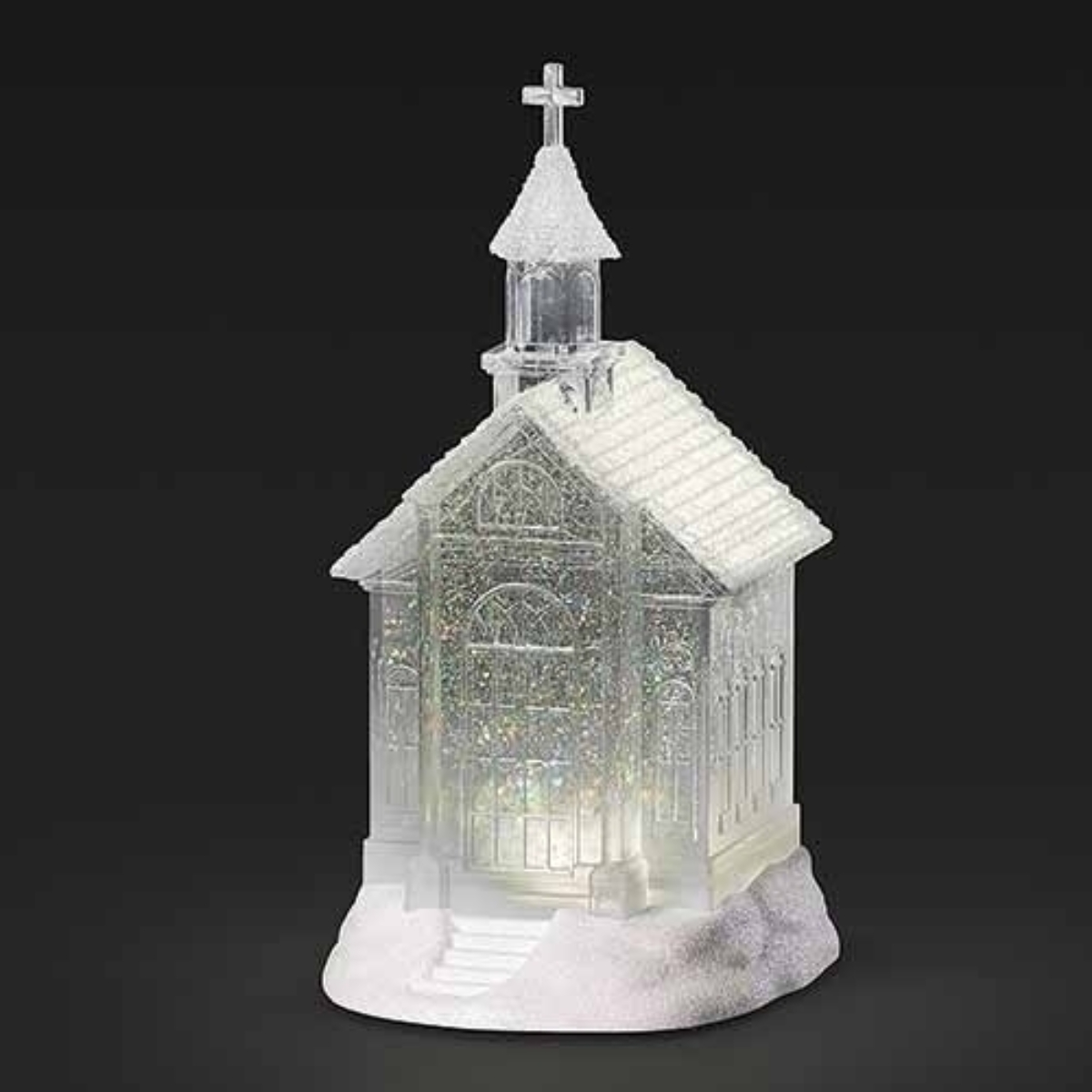 Lighted Church Christmas Decoration 
