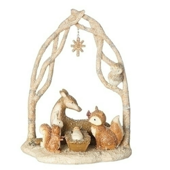 Roman 11.5" Baby Jesus with Animals Christmas Nativity Figurine