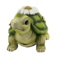 thumbnail image 1 of Roman 12314 Mini Turtle Painted Critter, 4- inch Height, Resin and Stone Mix, 1 of 3