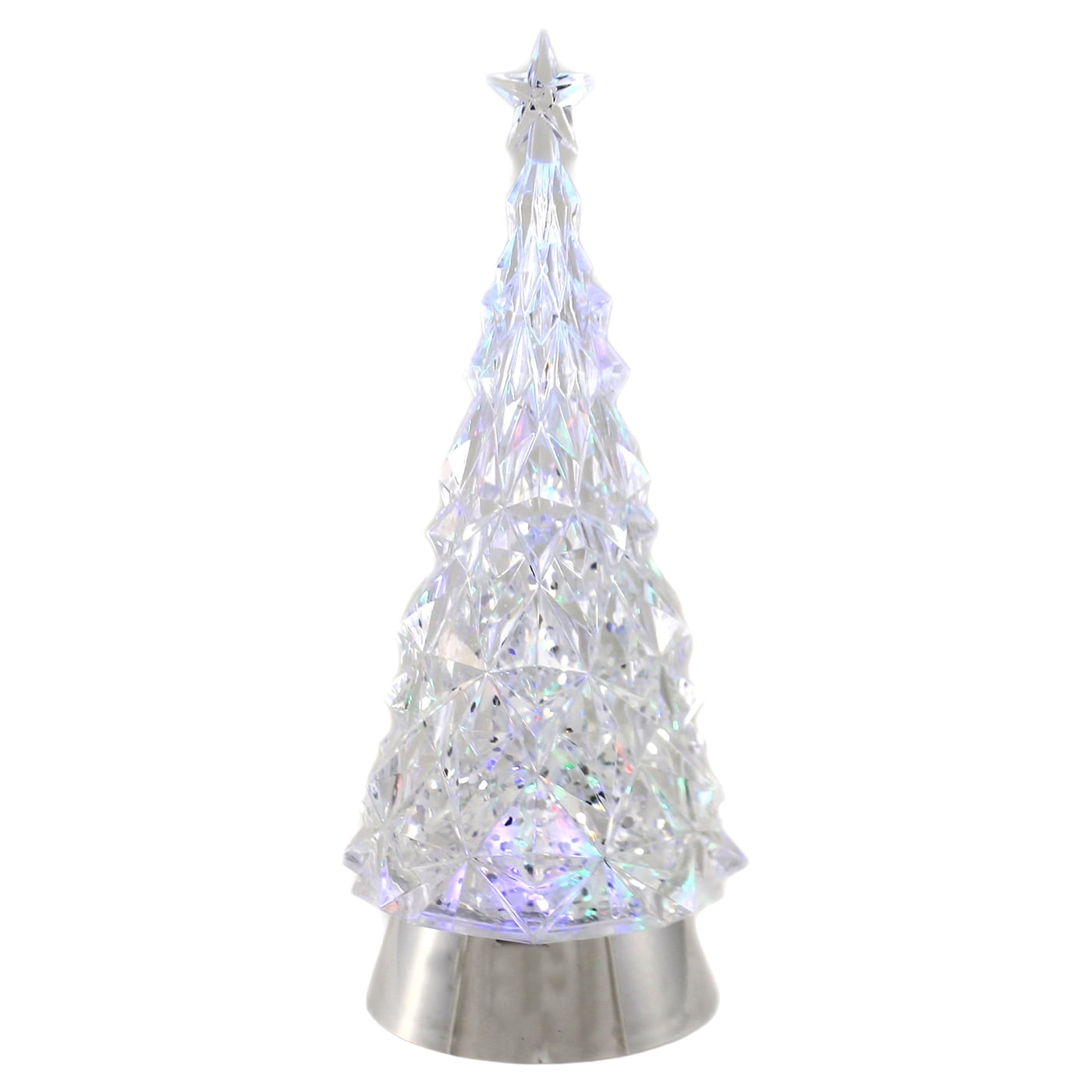 Roman 133078 Led Swirl Tree with Star, 11 inch, Clear - Walmart