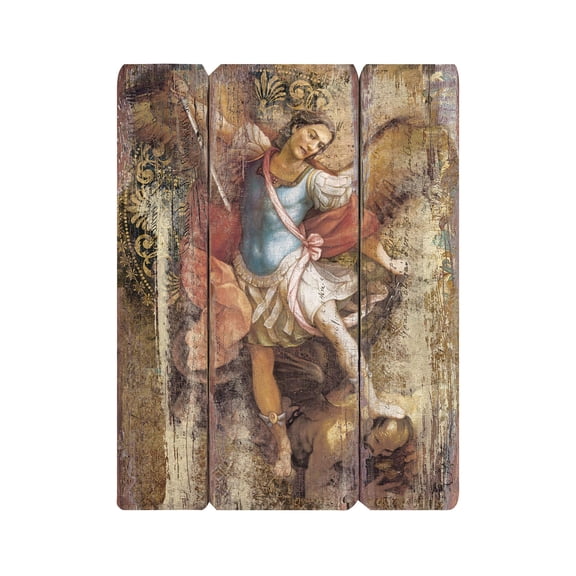 Roman - 15"H ST. MICHAEL MDF PLAQUE