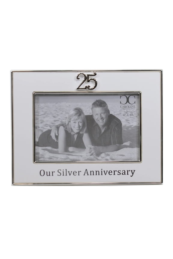 19925 Frame in 25 Anniversary, 6-inch Height, Zinc Alloy