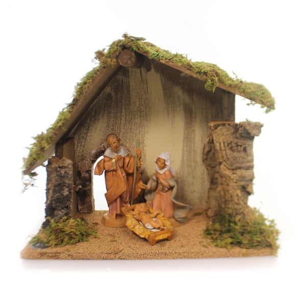 Fontanini Nativity Scene Starter Set Plastic Religious Joseph Mary Jesus 54710.