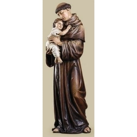 Roman St. Anthony Holding Child Statue - 37"