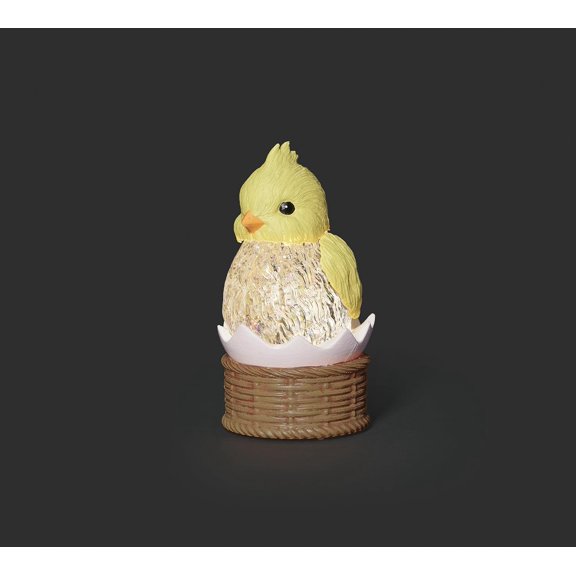 Roman, 5" LED Chick Shimmer Light, Lighted Easter Chick Figurine