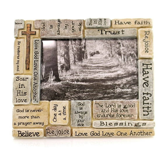 Roman 7"H. Crossword Frame (46464)