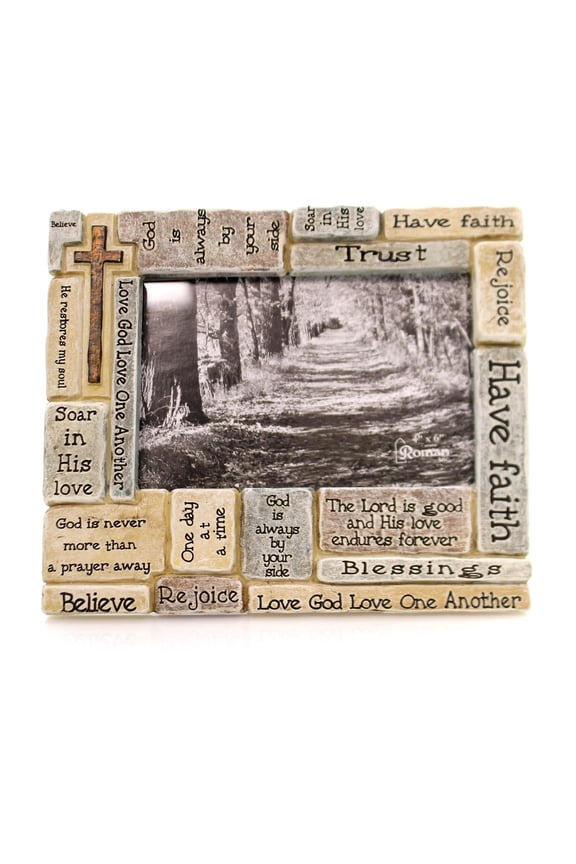 7"H. Crossword Frame (46464)