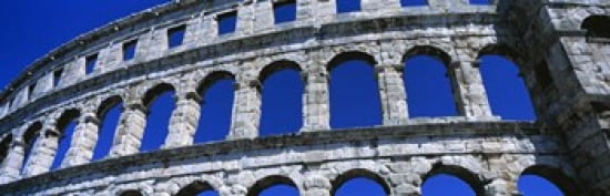 Roman Amphitheater Pula Croatia Canvas Art - Panoramic Images (36 x 12)