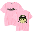 thumbnail image 1 of Roman Atwood Smile More T-Shirt Men/Women Streetwear T-Shirt Shirt Short Sleeve, 1 of 2