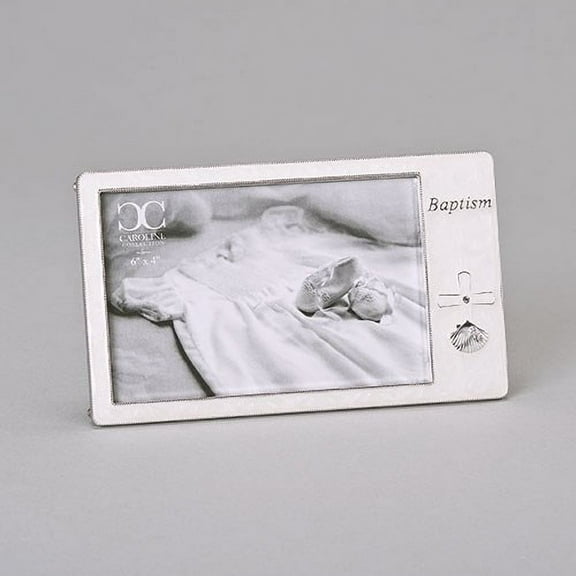 Roman Baptism Photo Frame 4x6